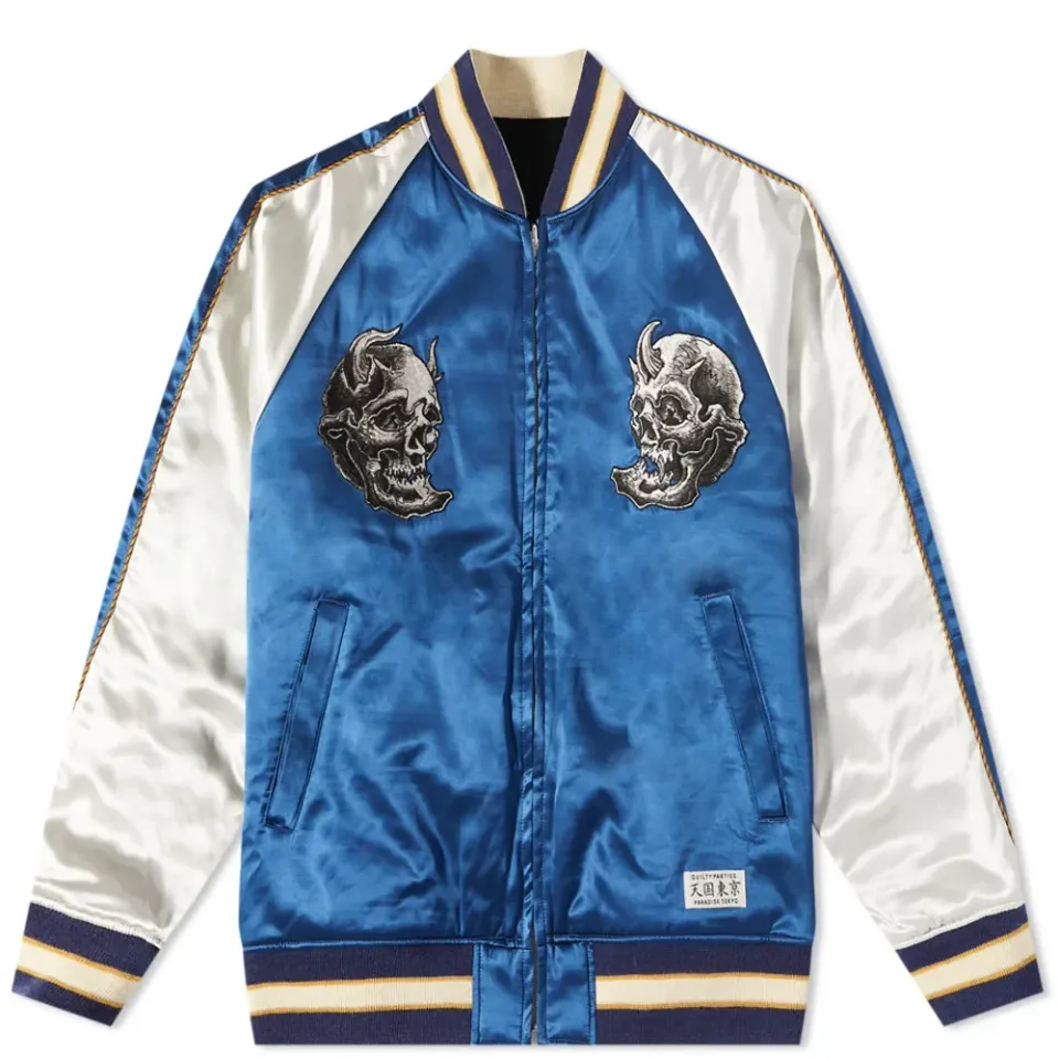 56 Tattoo Studio Skull Reversible Ska Jacket