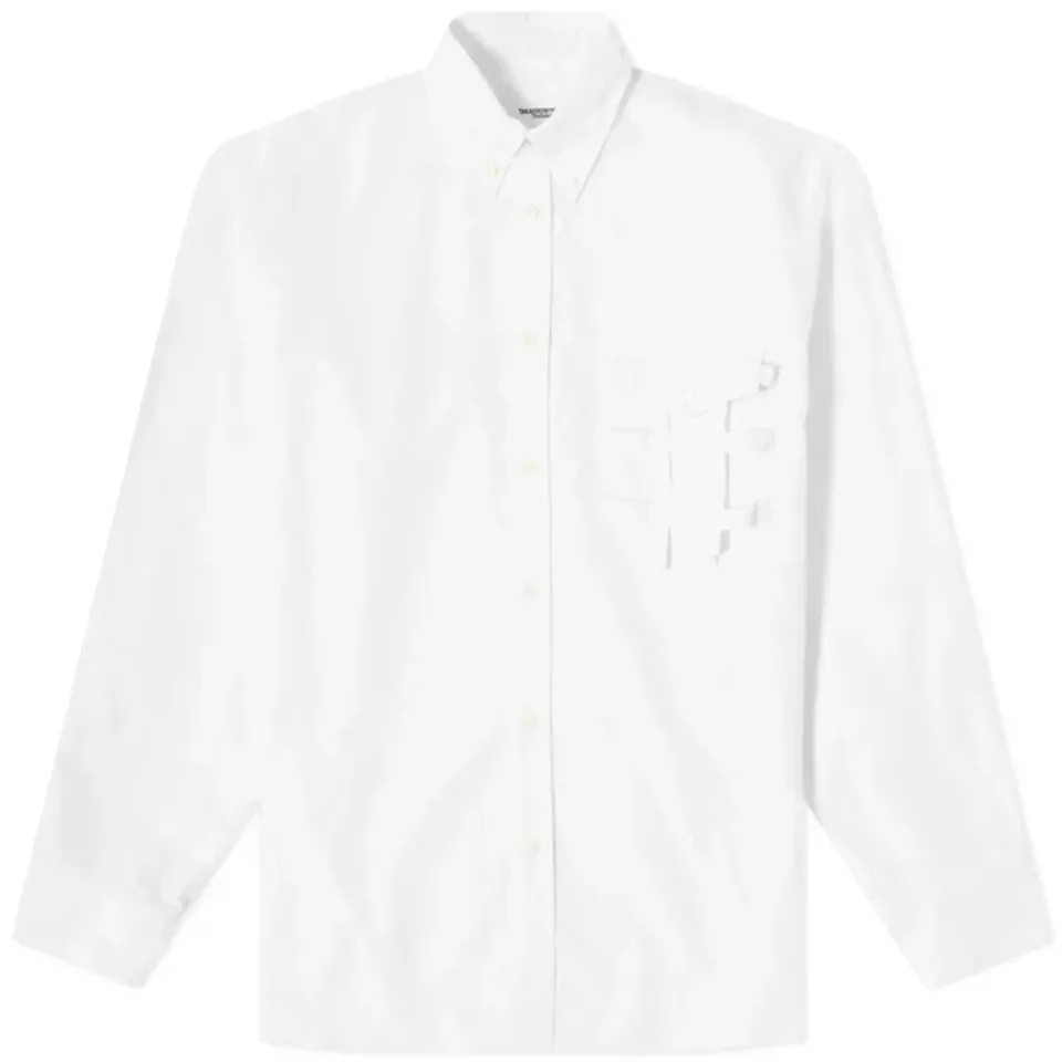 TAKAHIROMIYASHITA TheSoloist. Side Back Zip Button Down Shirt