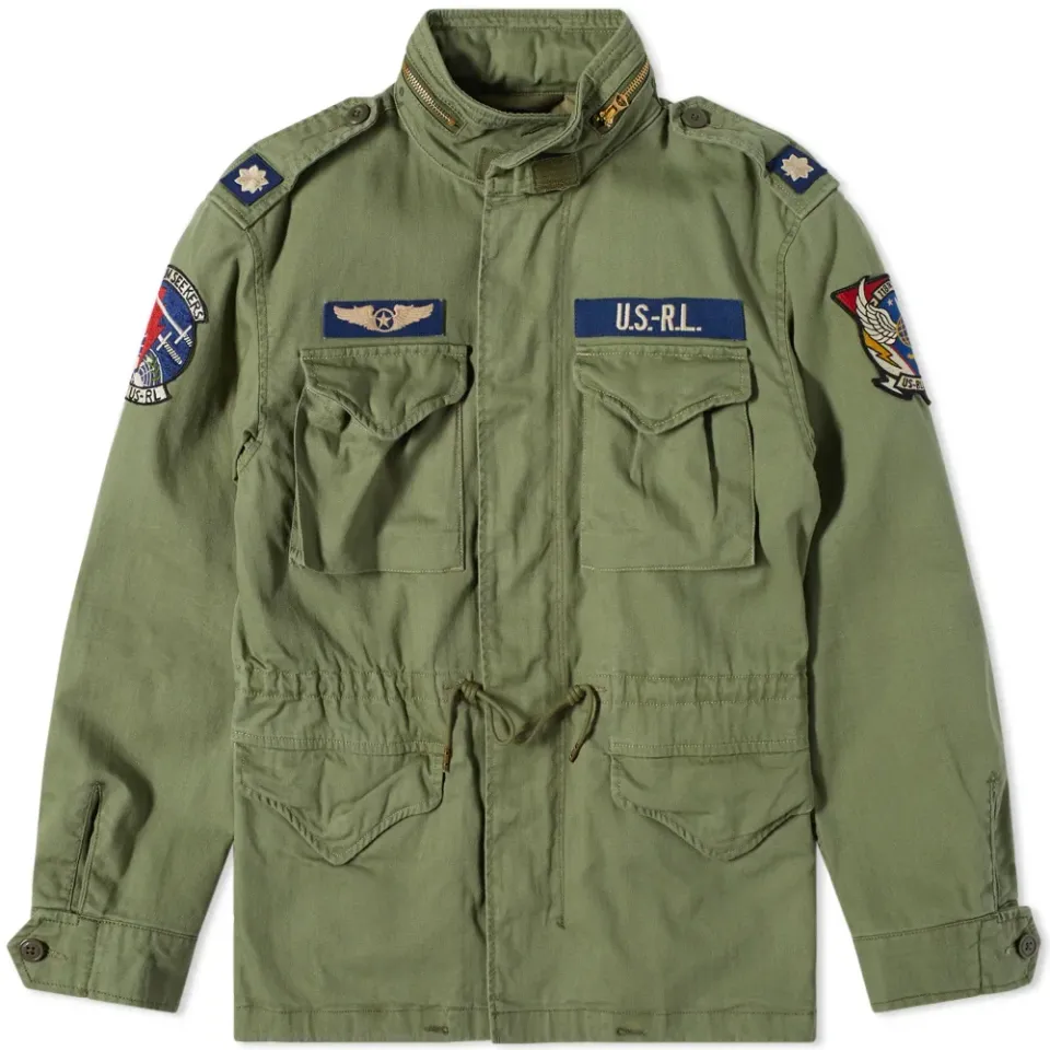 Military M65 Patched Jacket