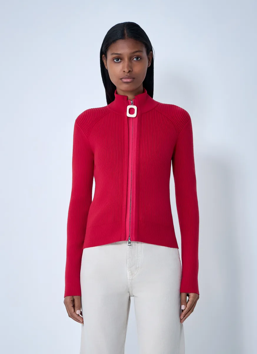 Rib Cardigan