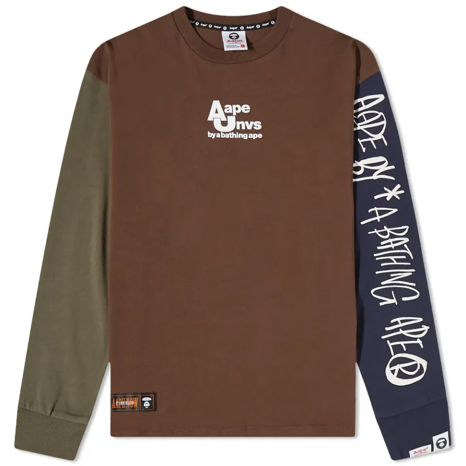 AAPE Long Sleeve Ape Jam T-Shirt