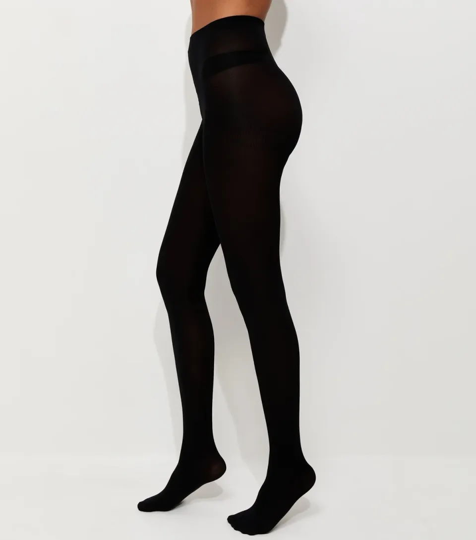 3 Pack of Black Opaque 100 Denier Tights