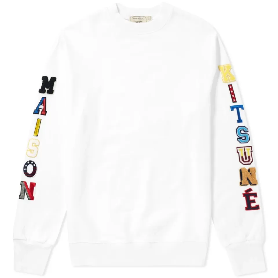 Maison Kitsuné Multi Patch Crew Sweat