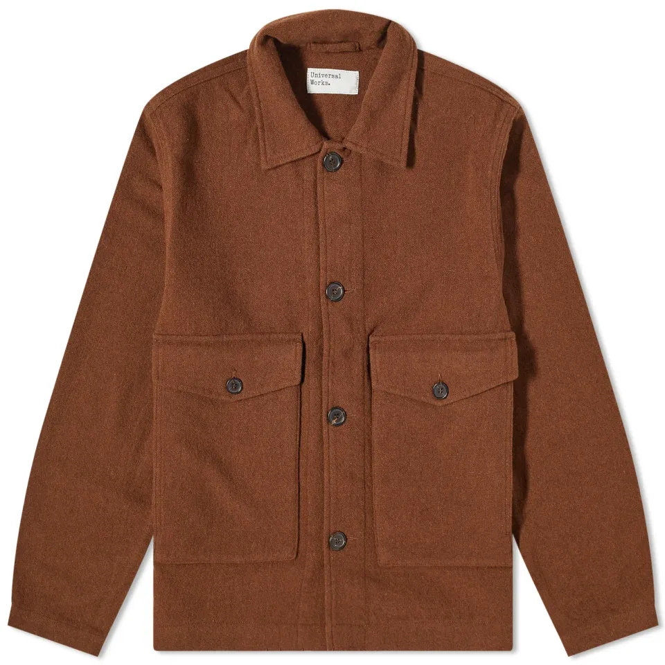 Soft Wool Watchman Jacket