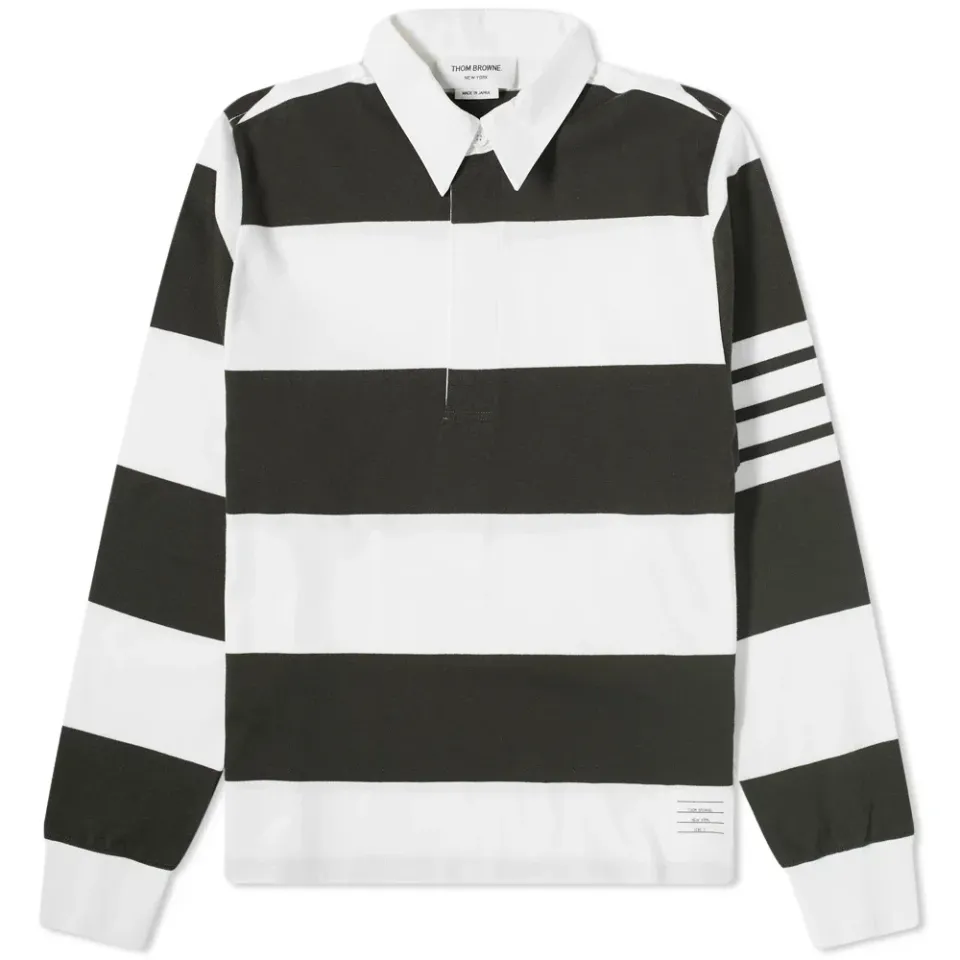 Striped 4 Bar Rugby Shirt