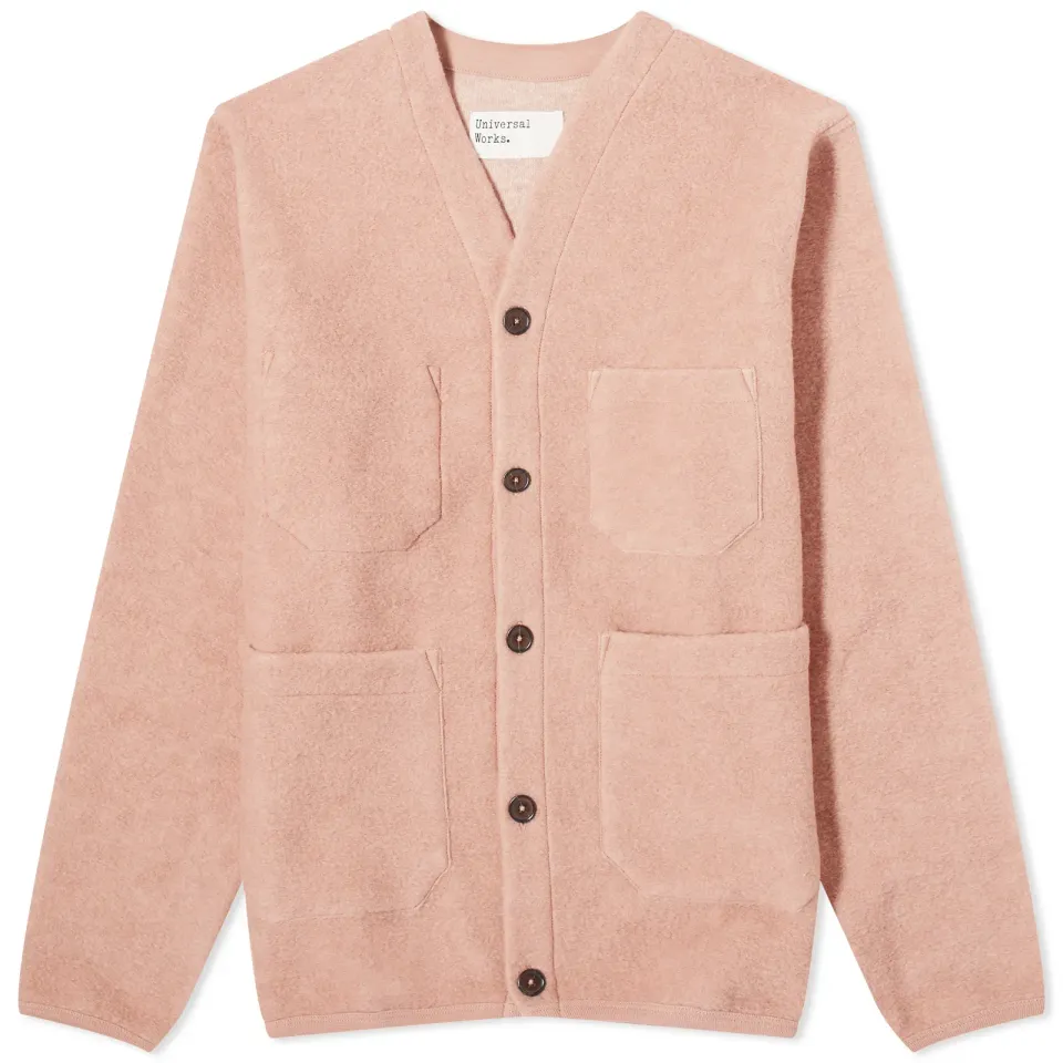 Wool Fleece Cardigan