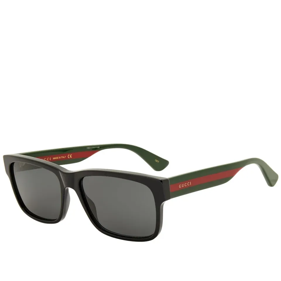 Gucci Sylvie Striped Sunglasses
