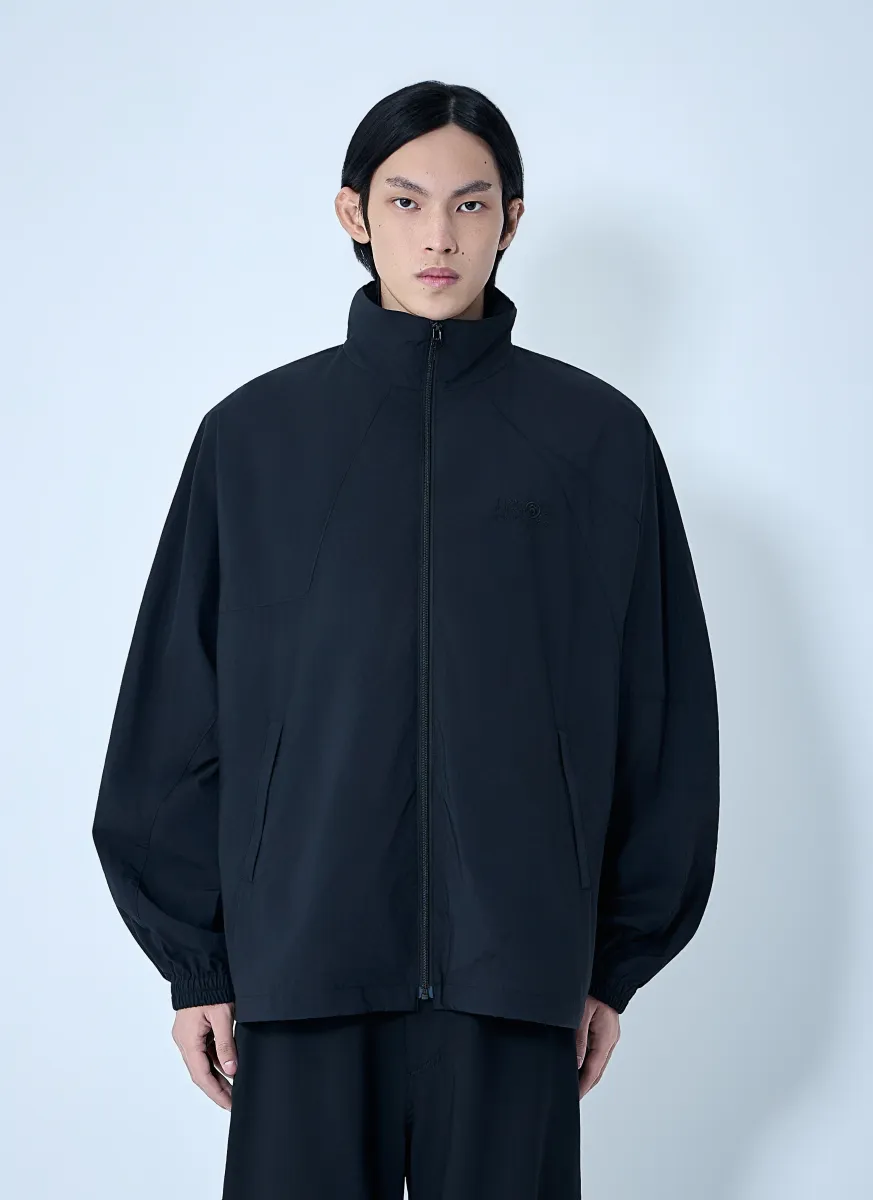 High-Neck Zip-Up Jacket