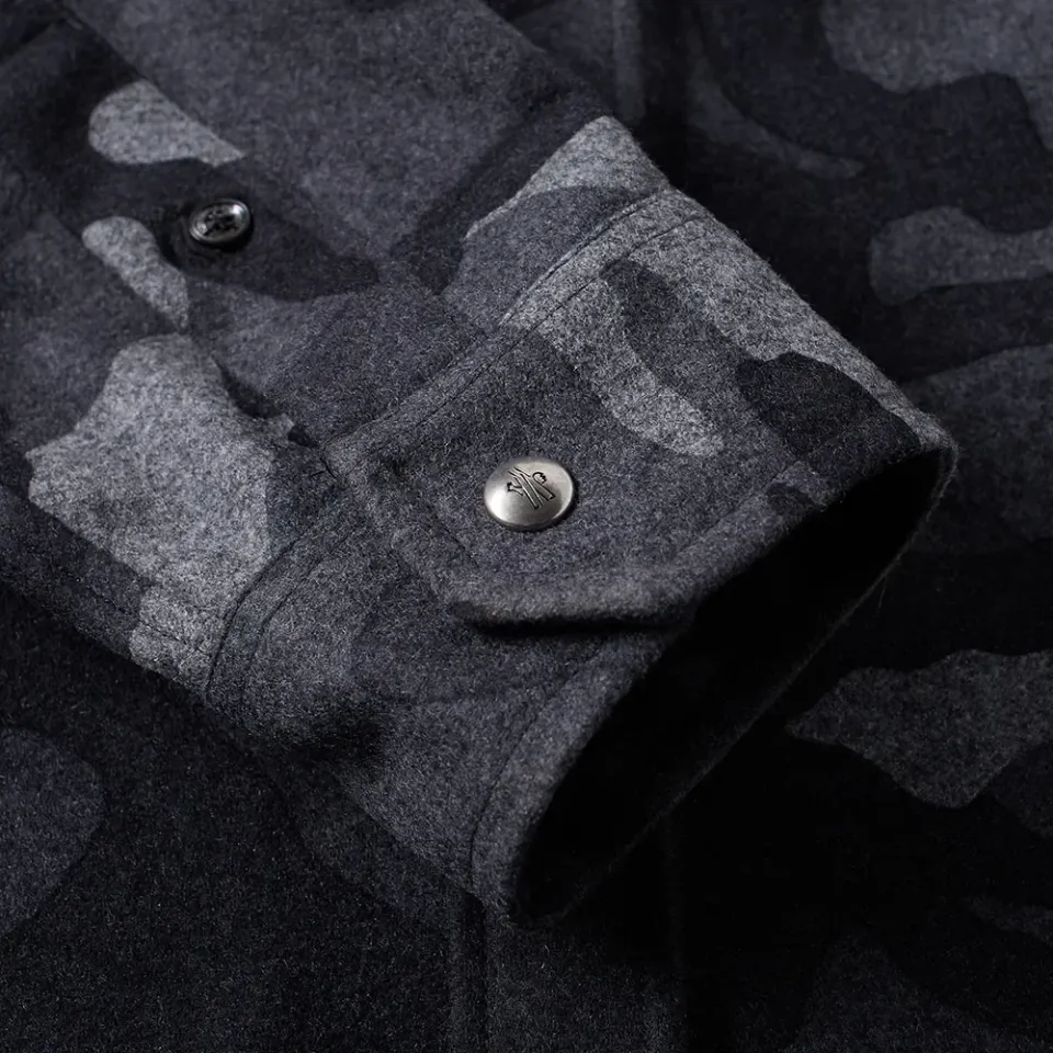 Gamme Bleu Camouflage Overshirt