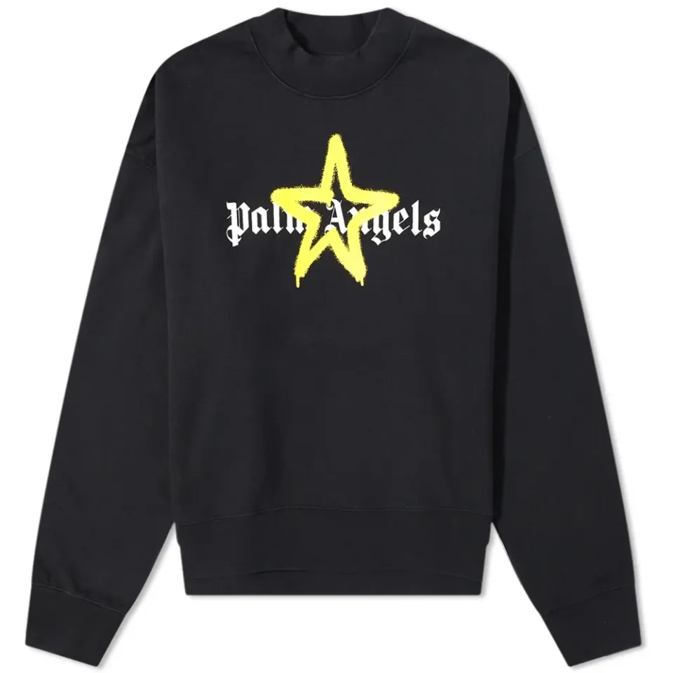 Star Sprayed Logo Crew Sweat