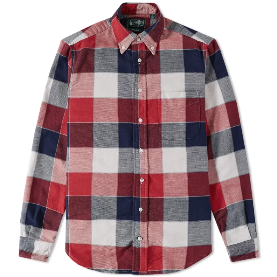 Double Face Twill Check Shirt