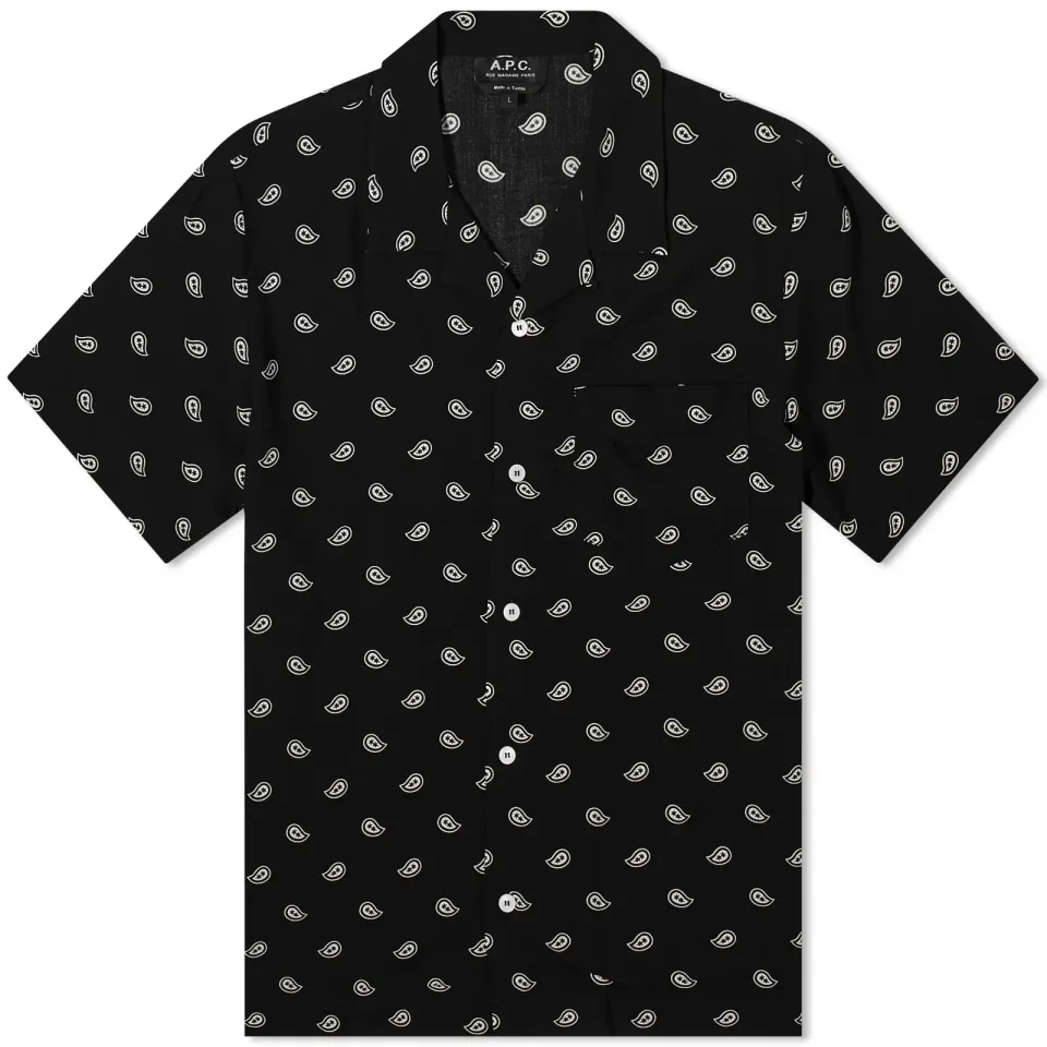 A.P.C. Lloyd Paisley Vacation Shirt