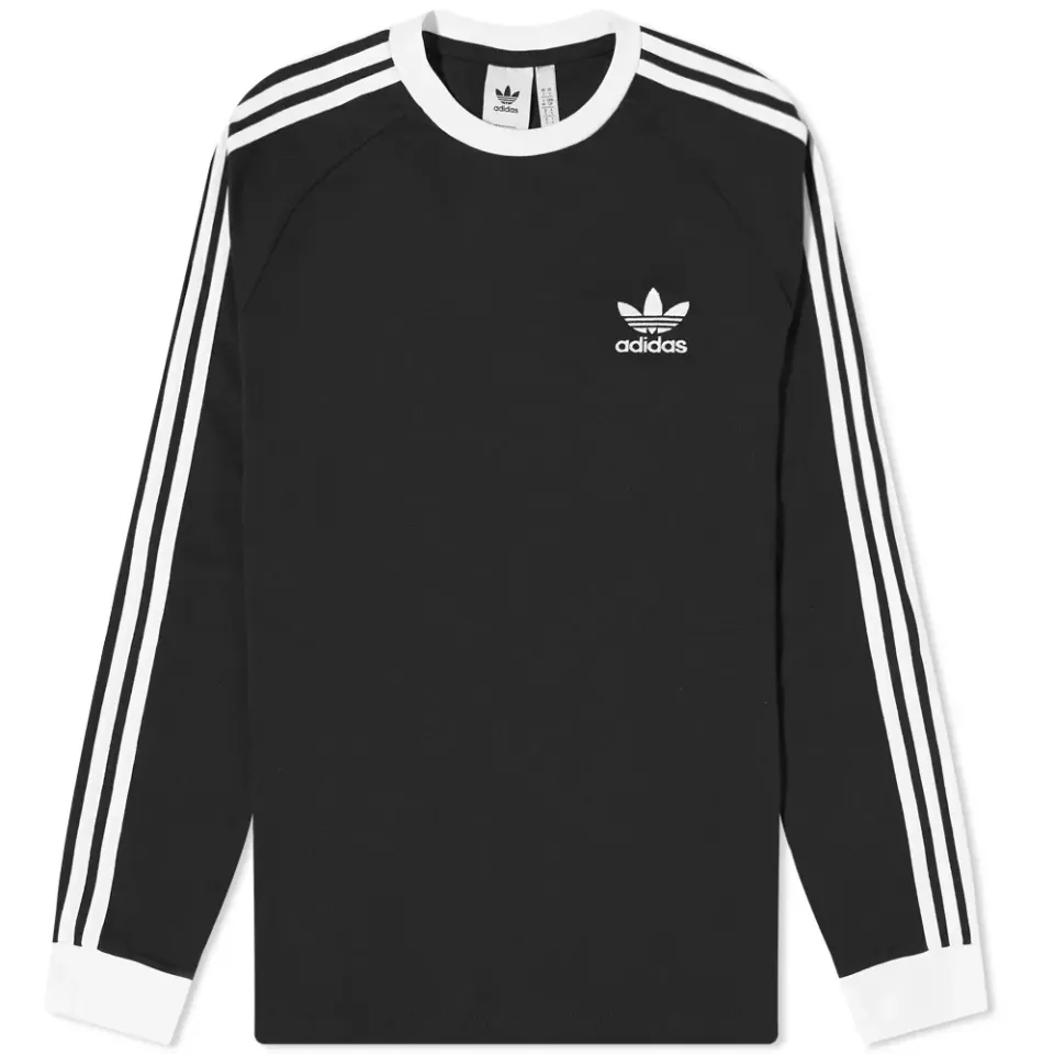 Long Sleeve 3 Stripe T-Shirt