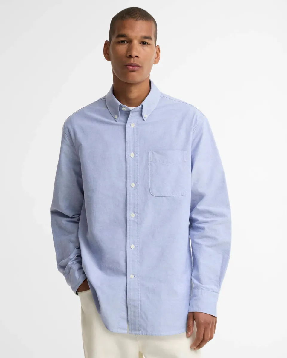 Oxford Authentic-Fit Long-Sleeved Shirt