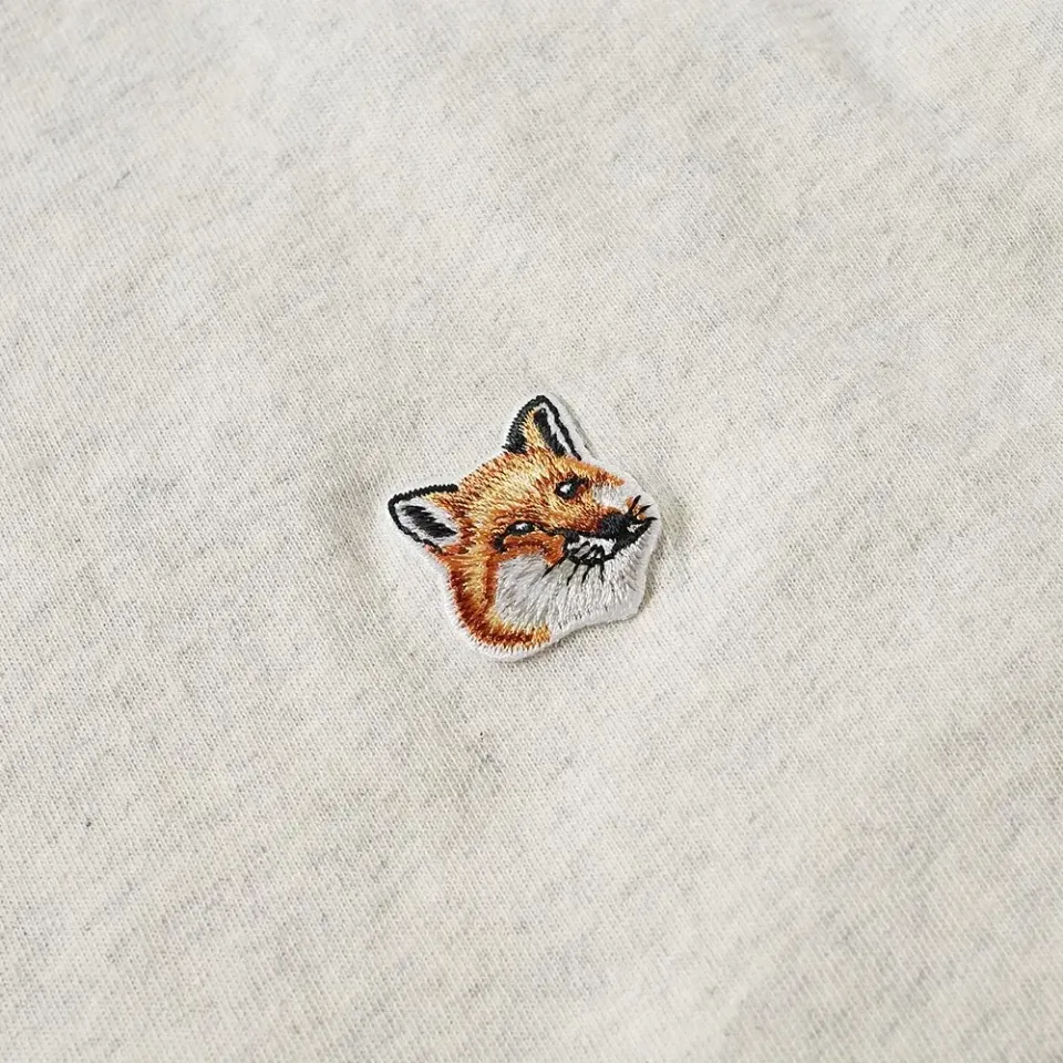 Maison Kitsuné Fox Head Patch Tee