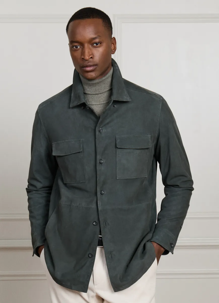 Suede Overshirt