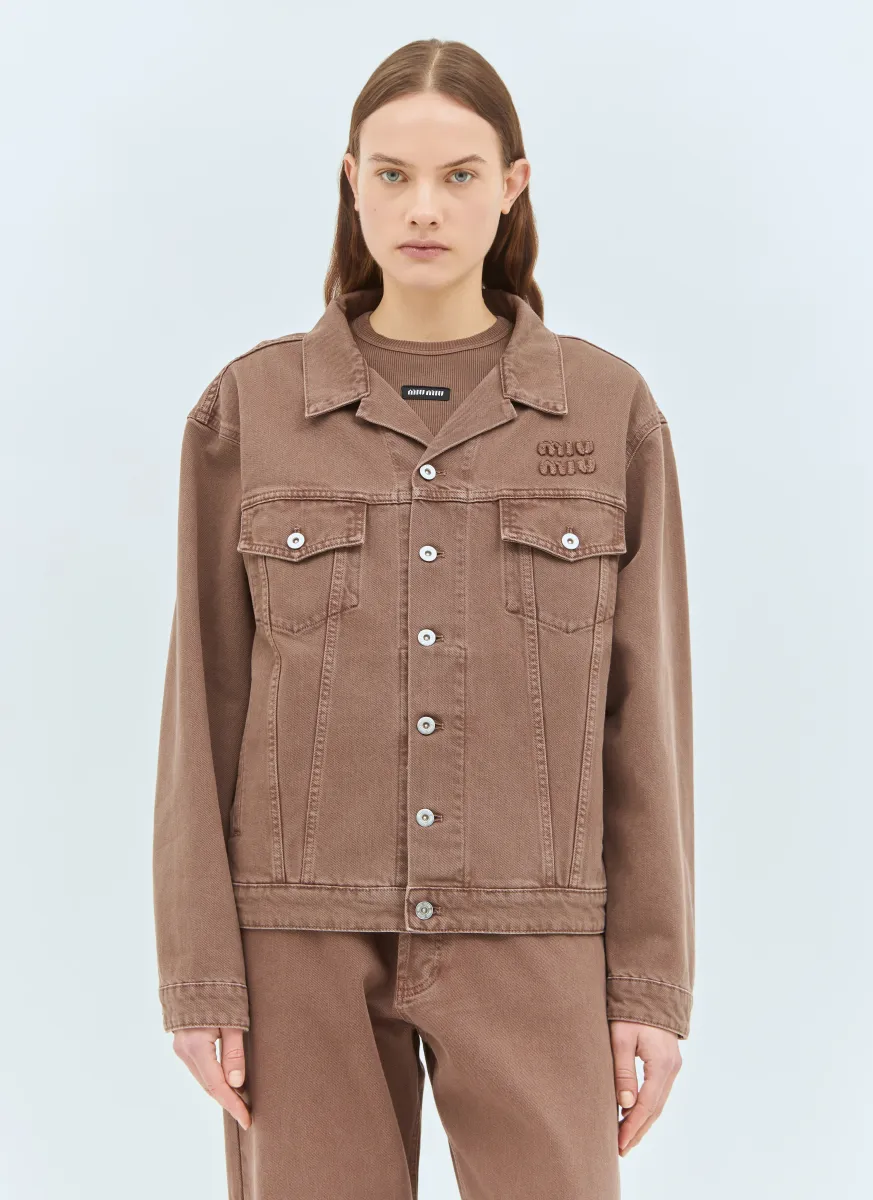 Garment-Dyed Denim Jacket