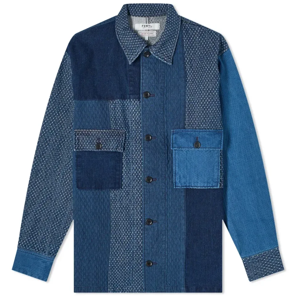 3Yr Wash Patchwork Shirt Jacket