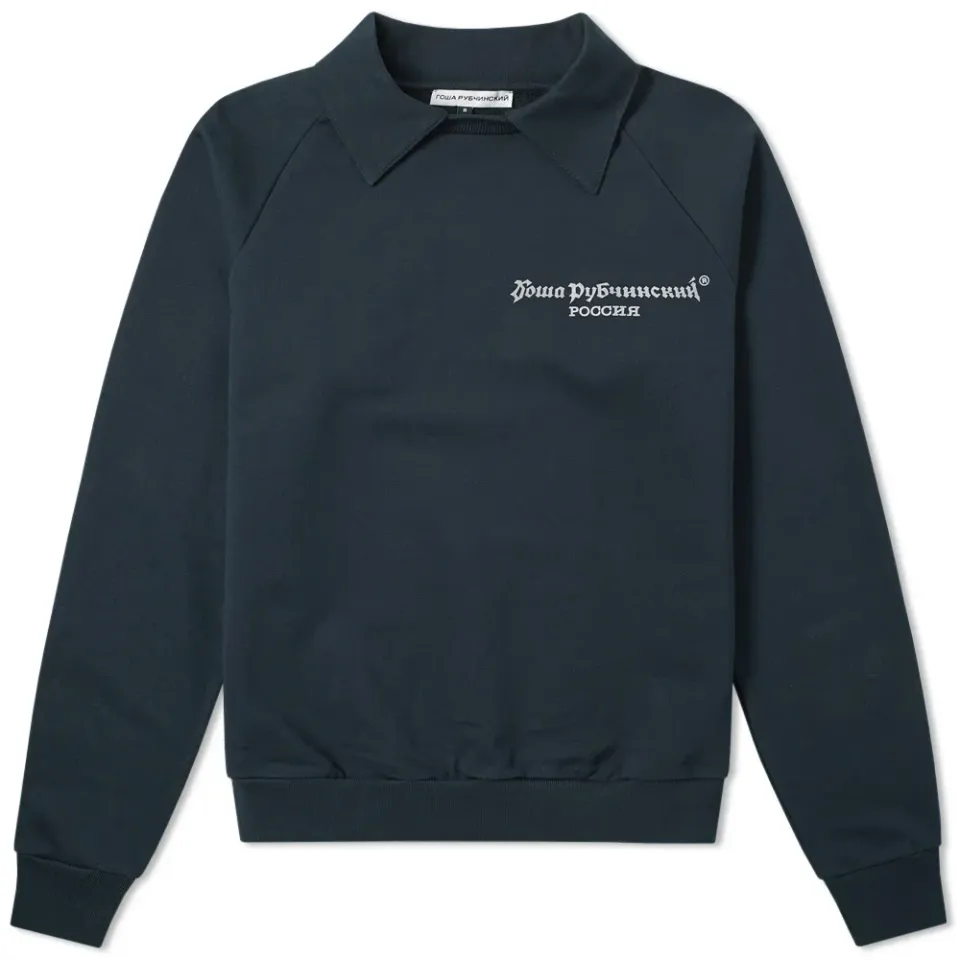 Logo Collar Sweat