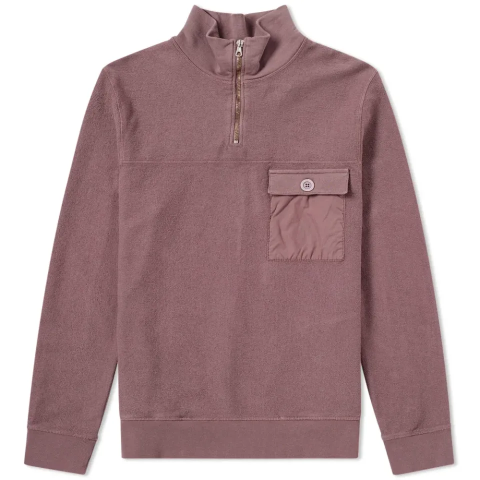 Half Zip Crew Sweat