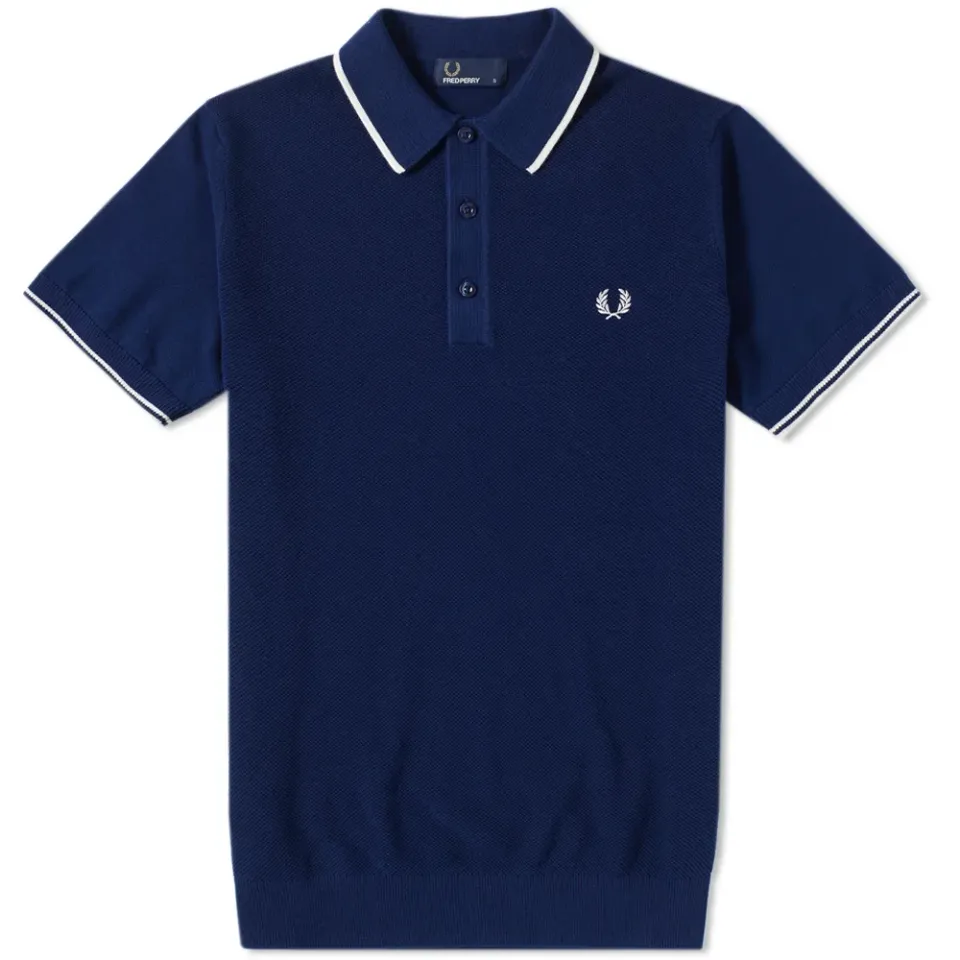 Fred Perry Tipped Knitted Polo