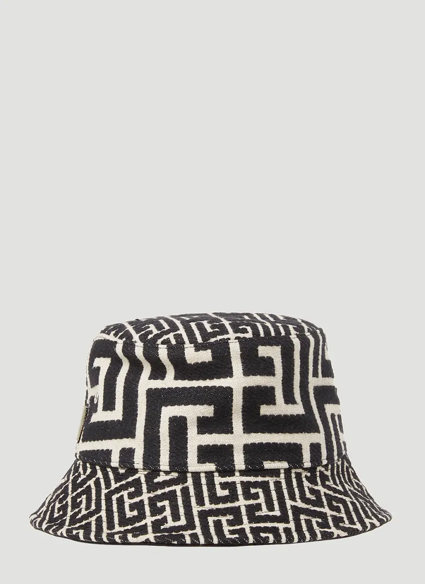 Mix Monogram Jacquard Bucket Hat