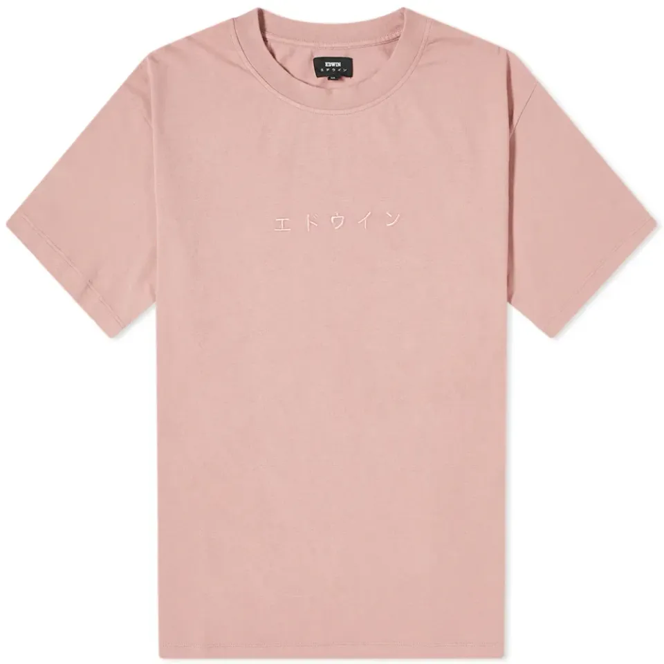 Katakana Embroidery T-Shirt