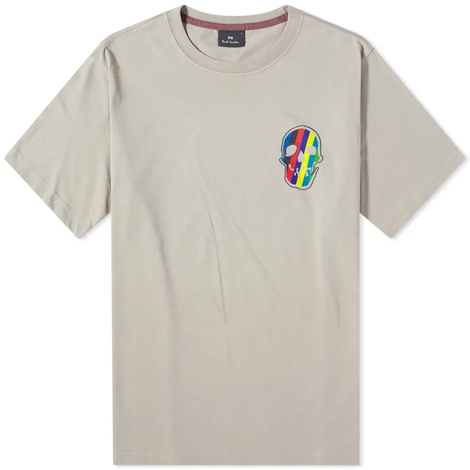 Stripe Skull T-Shirt