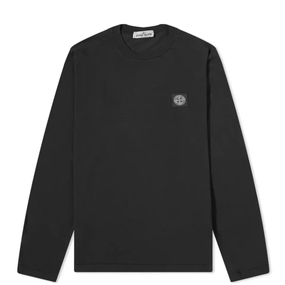 Long Sleeve Patch Logo T-Shirt