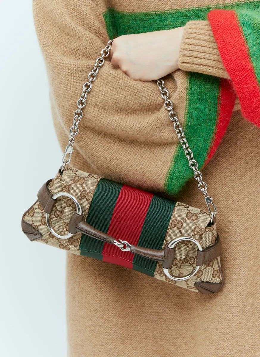GG Horsebit Chain Small Shoulder Bag