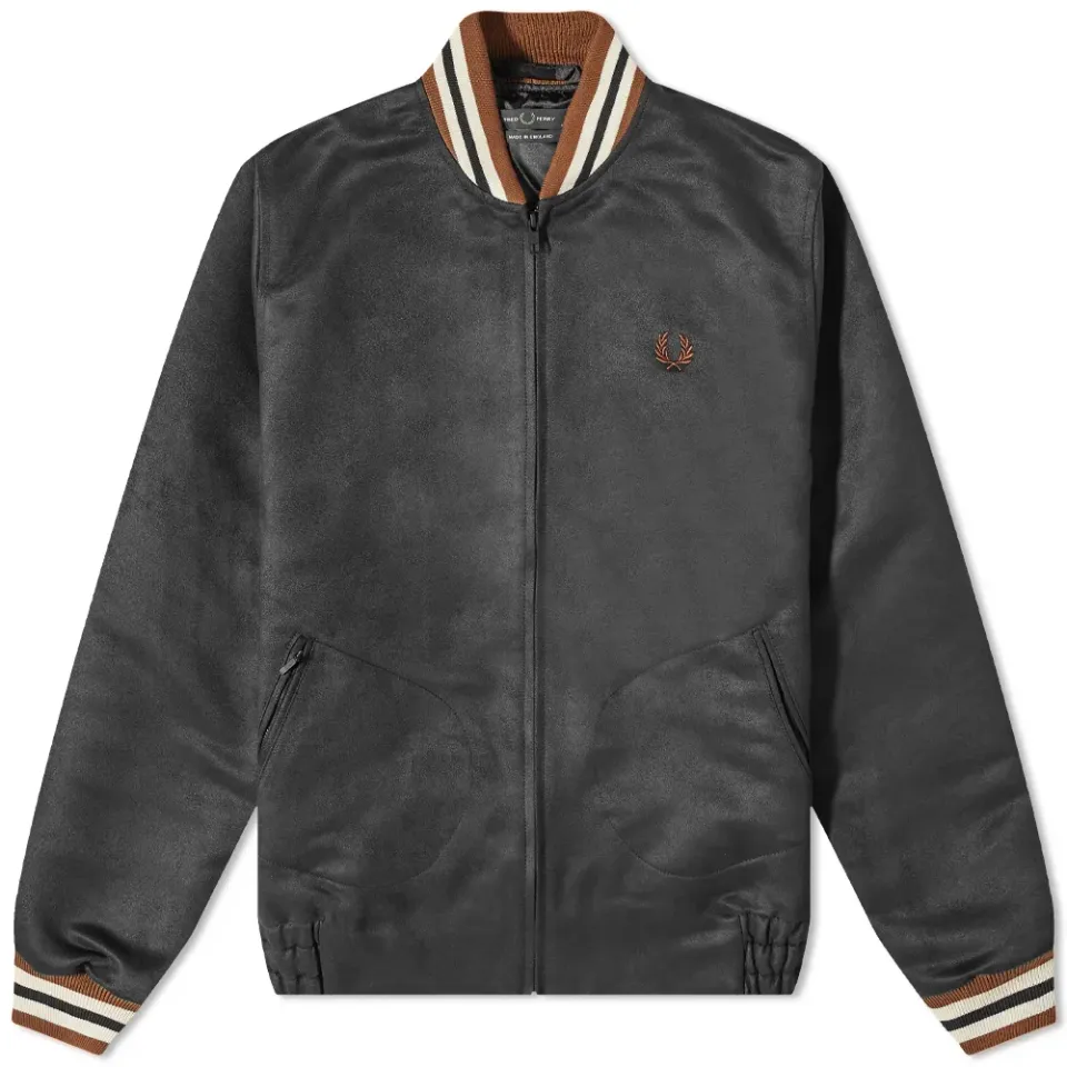 Suedette Bomber Jacket
