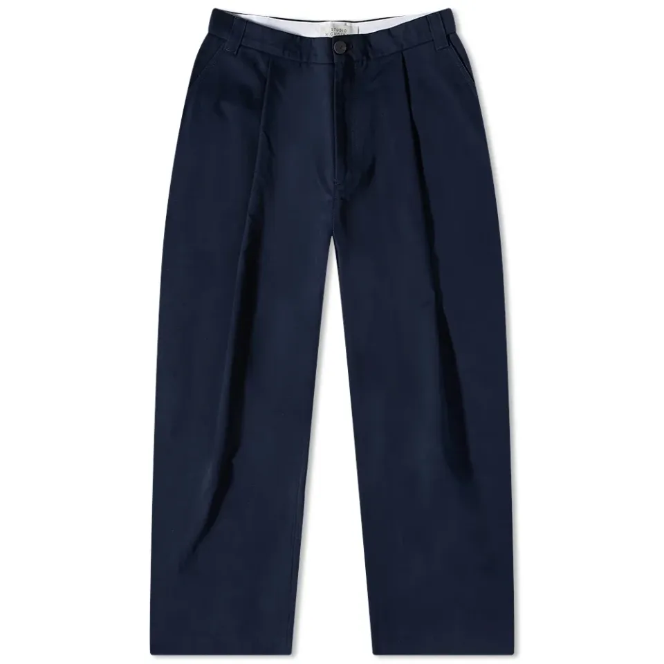 Sorte Deep Pleat Volume Twill Pant