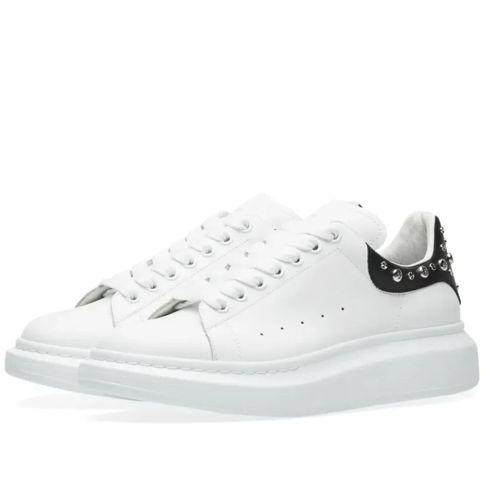 Wedge Sole Studded Heel Tab Sneaker