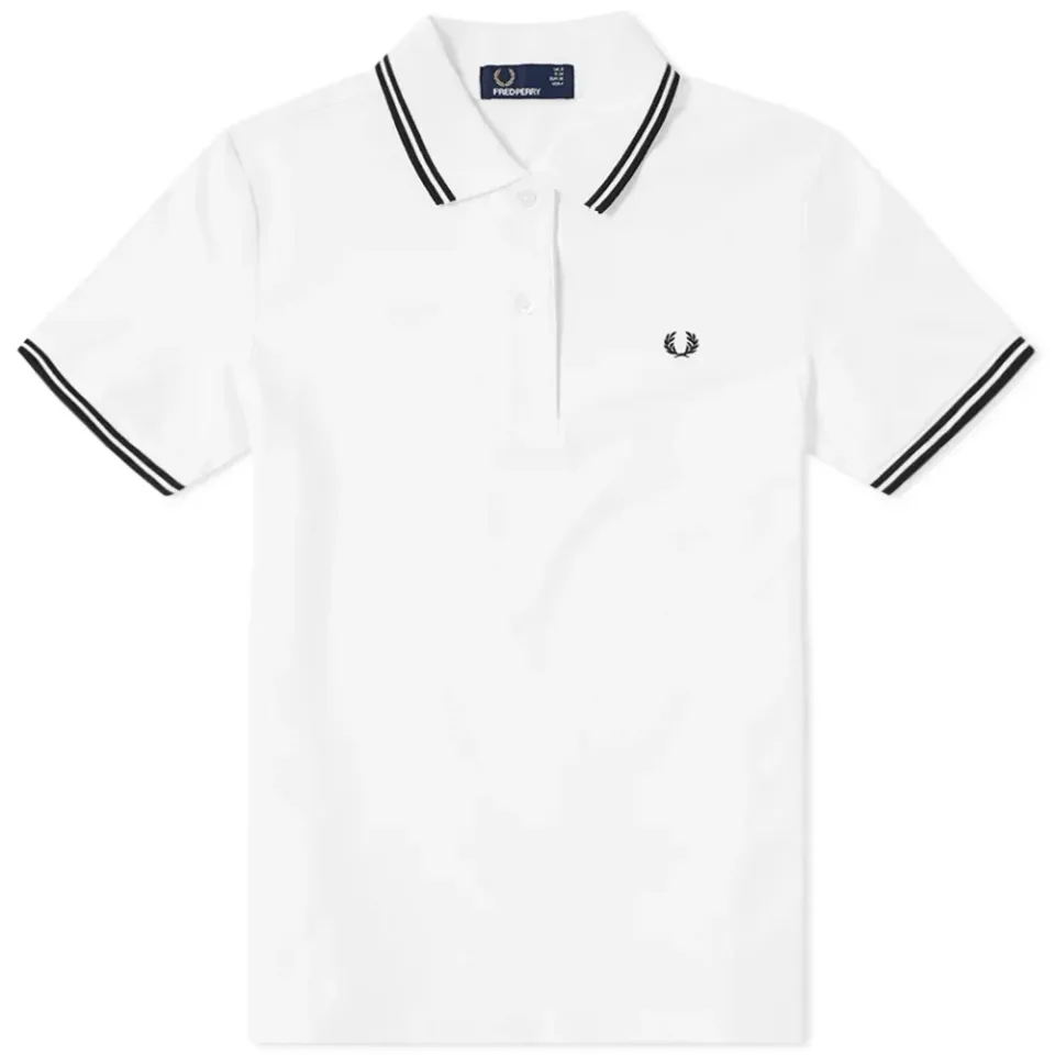 Fred Perry Women's Slim Fit Twin Tipped Polo
