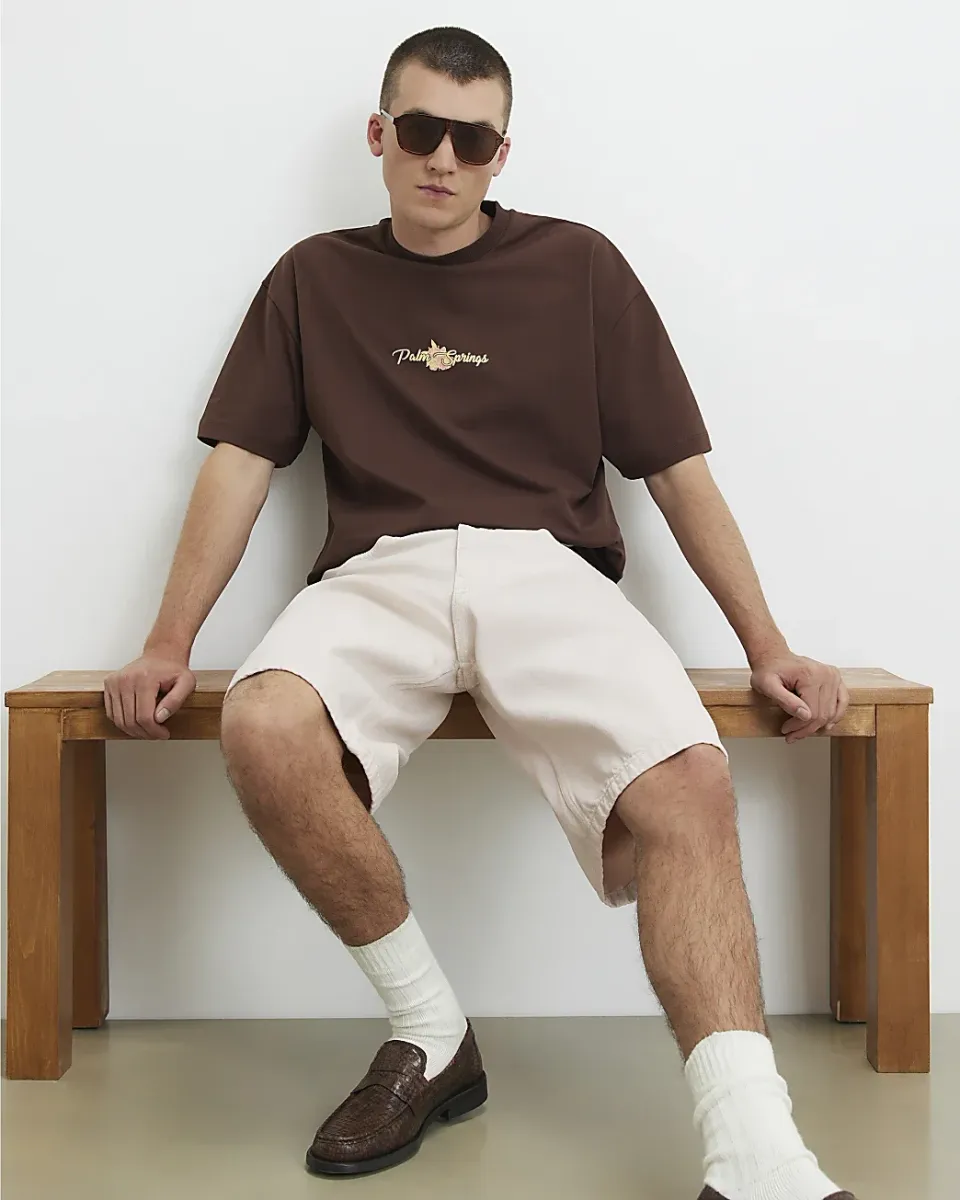 Oversized Fit Cote Bleue Crest T-Shirt