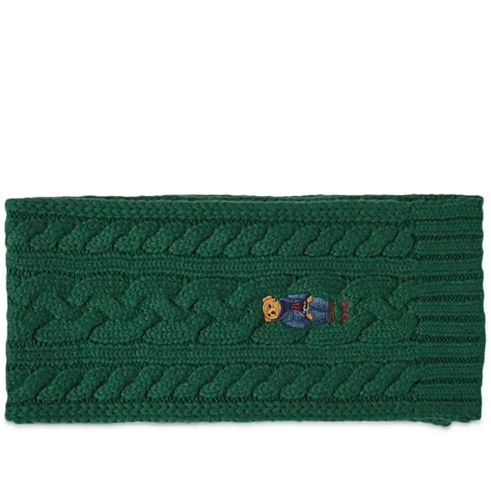 Bear Cable Knit Scarf