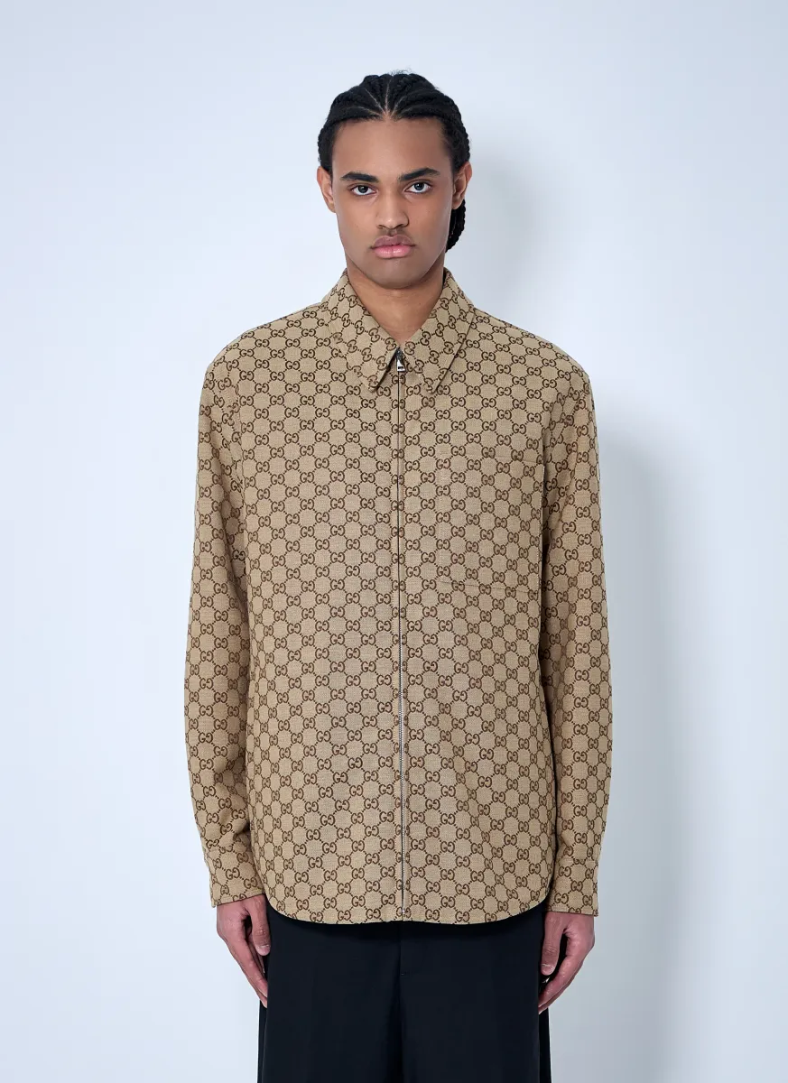 GG Canvas Overshirt