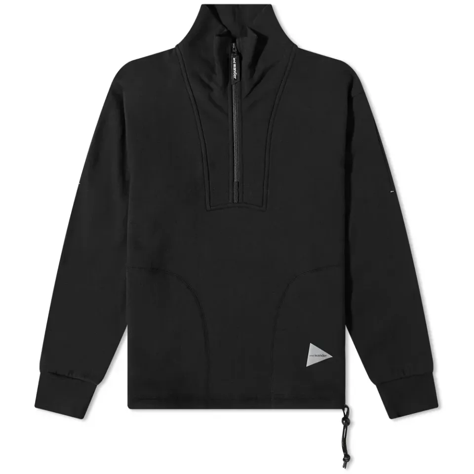 Cotton Wool Half Zip Sweat