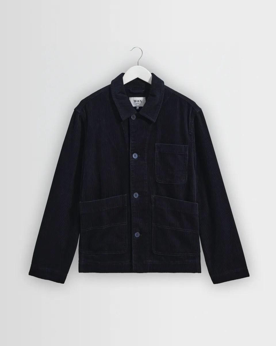 Healey - Navy Corduroy Chore Jacket