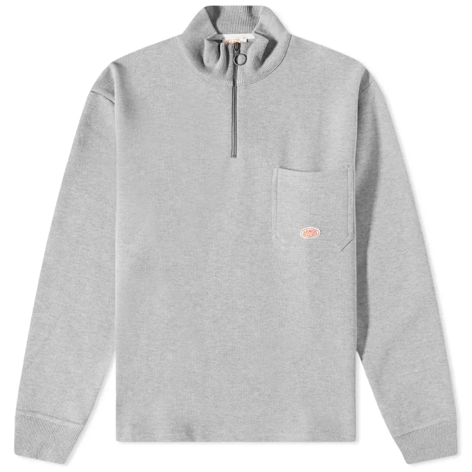 Half Zip Pocket Sweat