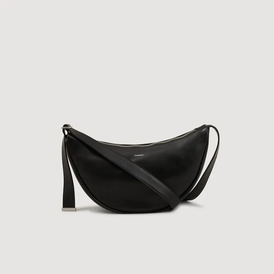 Small leather hobo bag