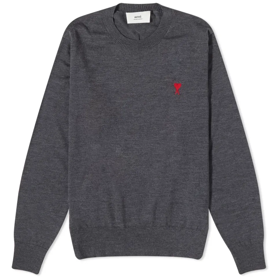 Small A Heart Crew Knit