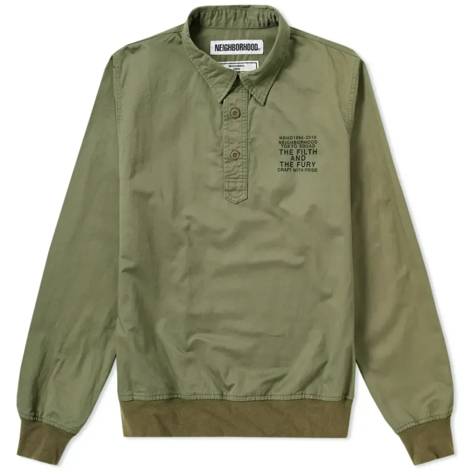 Pullover Slub Shirt