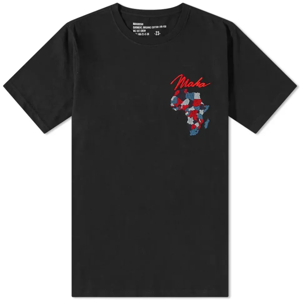 Tour Of Africa Embroidered T-Shirt