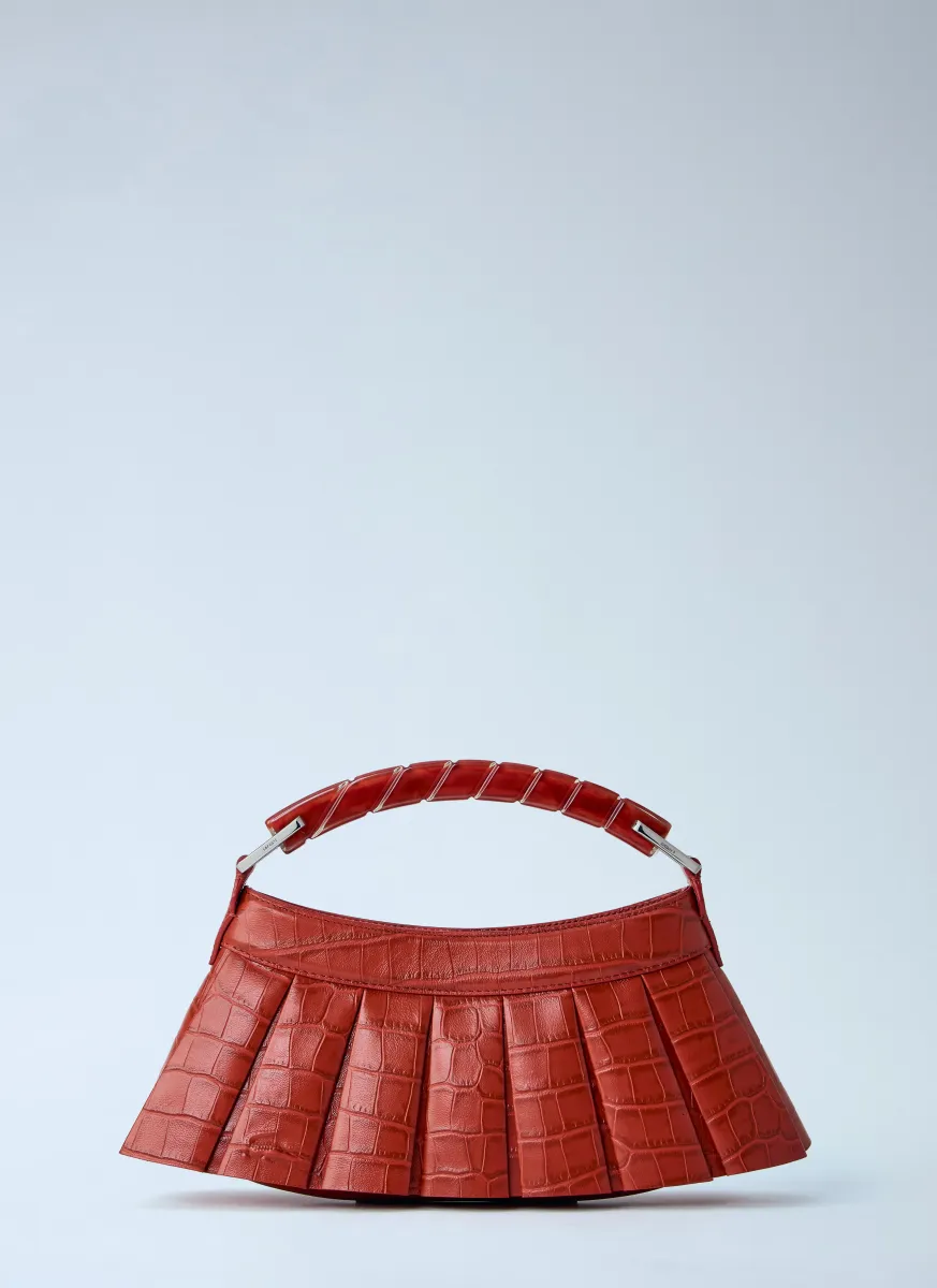 Runway H Lenglen Crocodile Effect Leather Bag