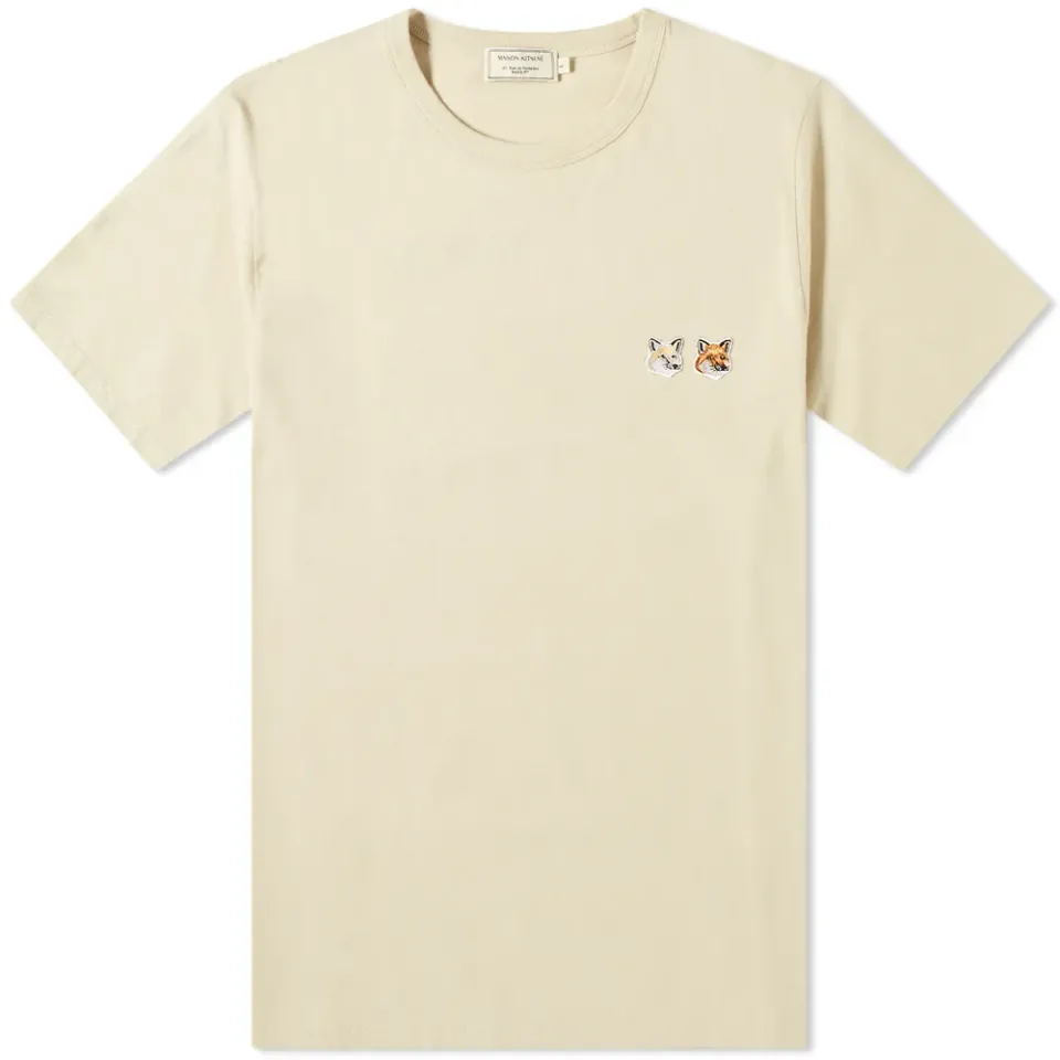Maison Kitsuné Double Fox Head Patch Tee