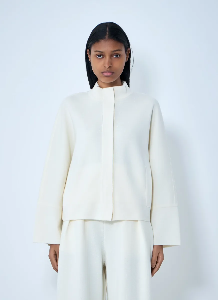 Structured Wool-Blend Jacket