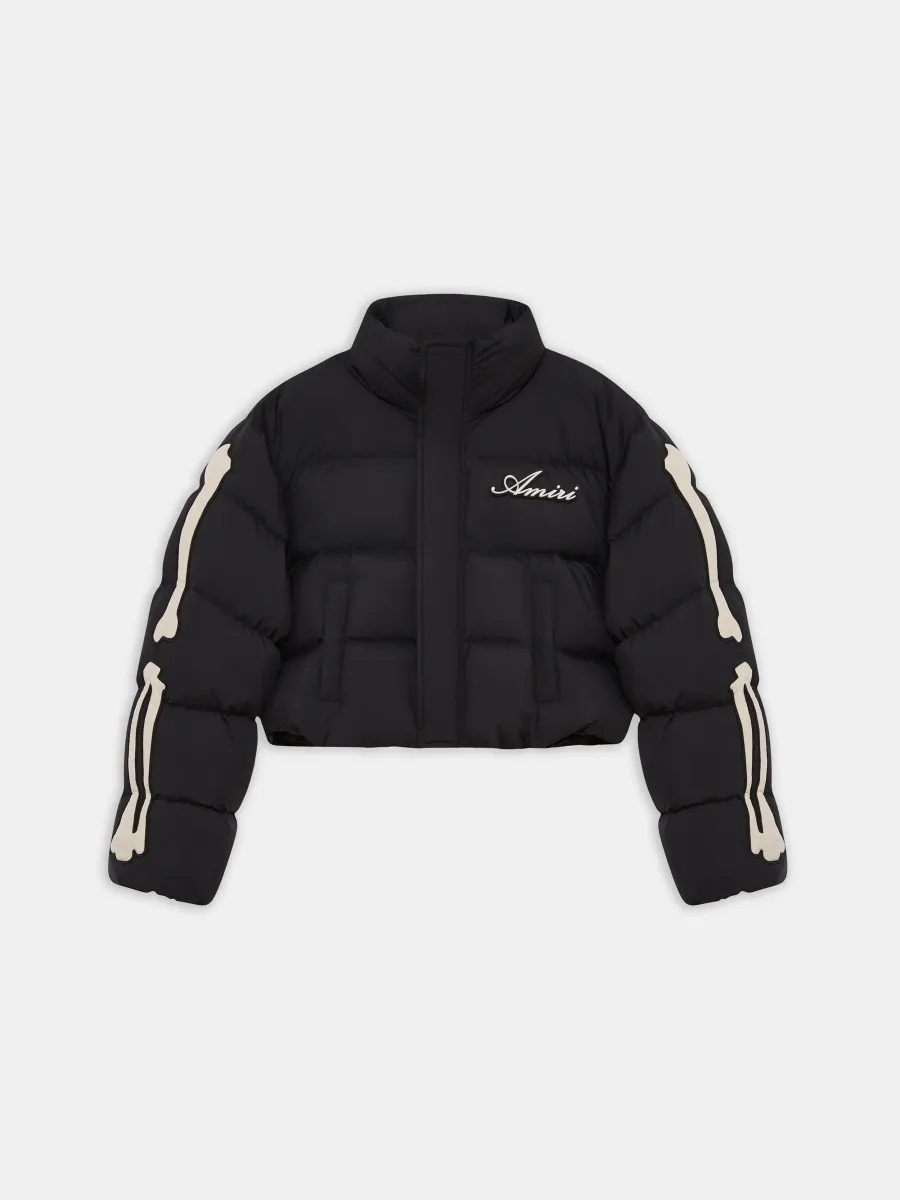WOMEN - WOMEN'S BONES CROPPED DOWN JACKET - Black