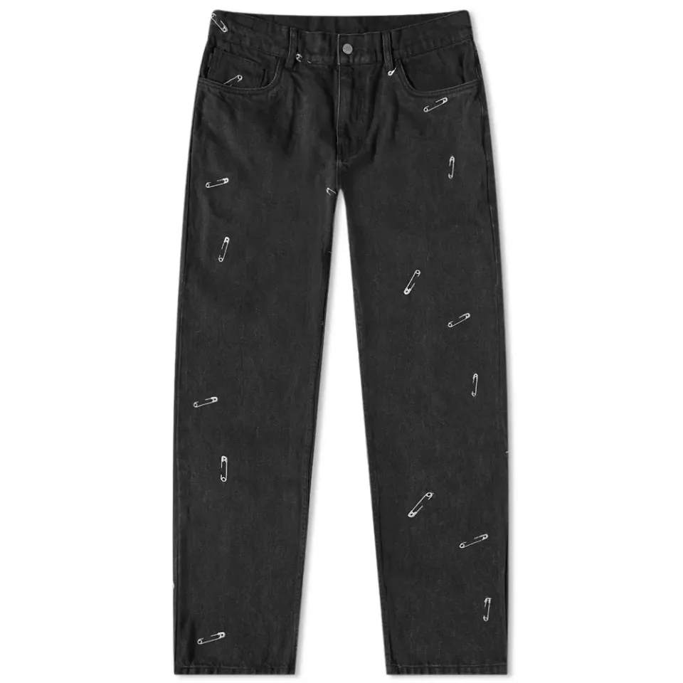 Safety Pin 5 Pocket Denim Pant