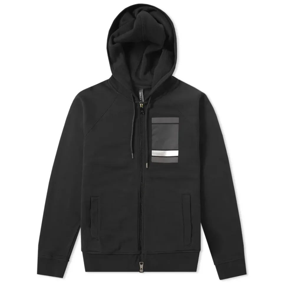 Chest Square Zip Hoody